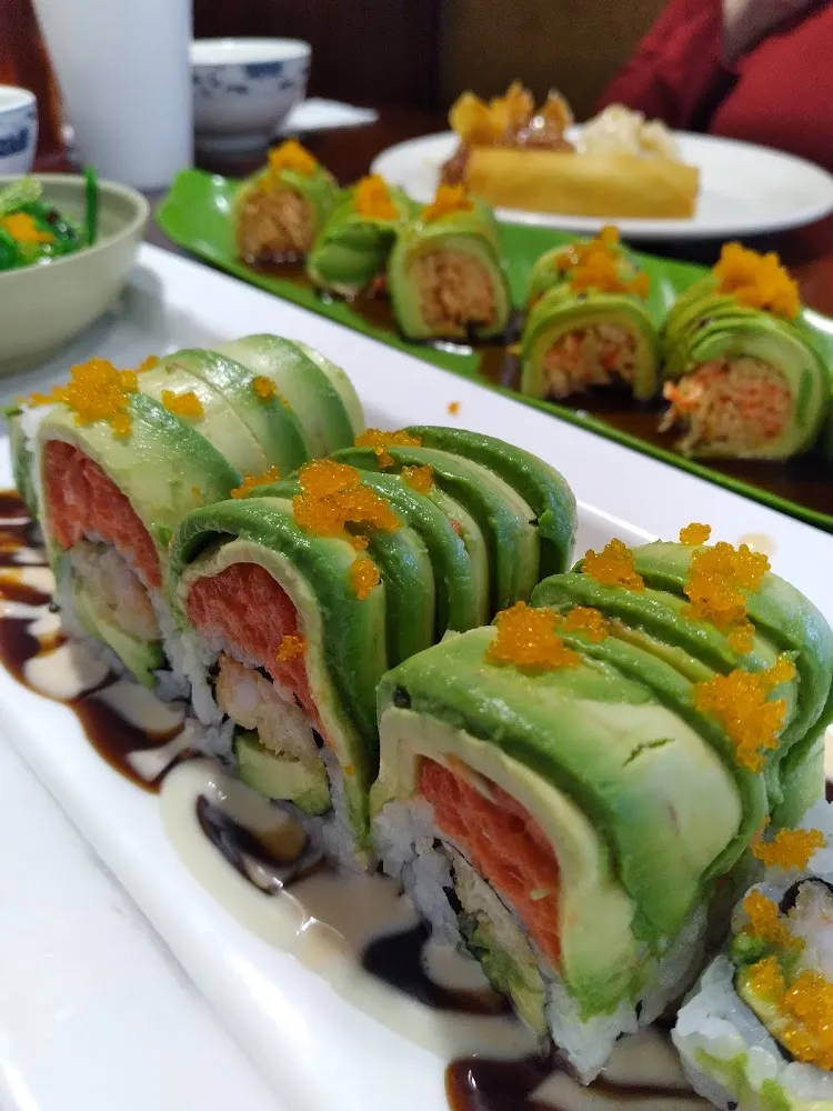 Catapillar Roll with Salmon