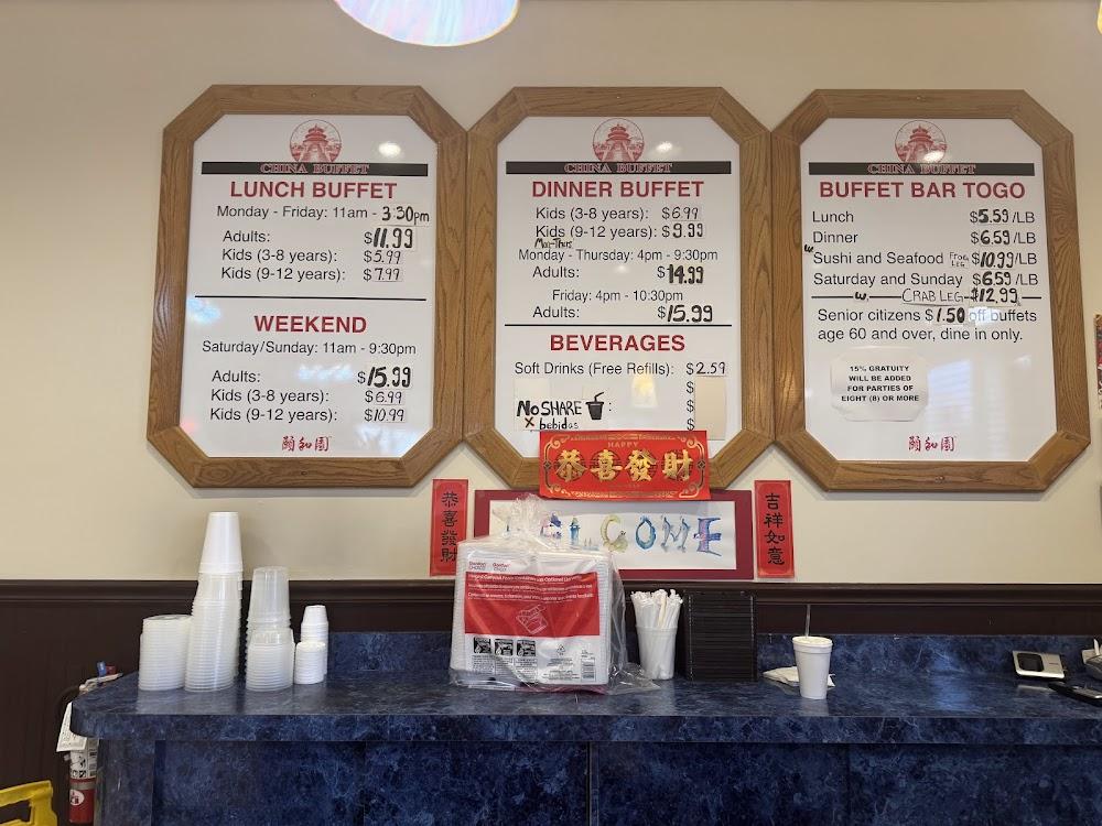 China Buffet Menu image 4